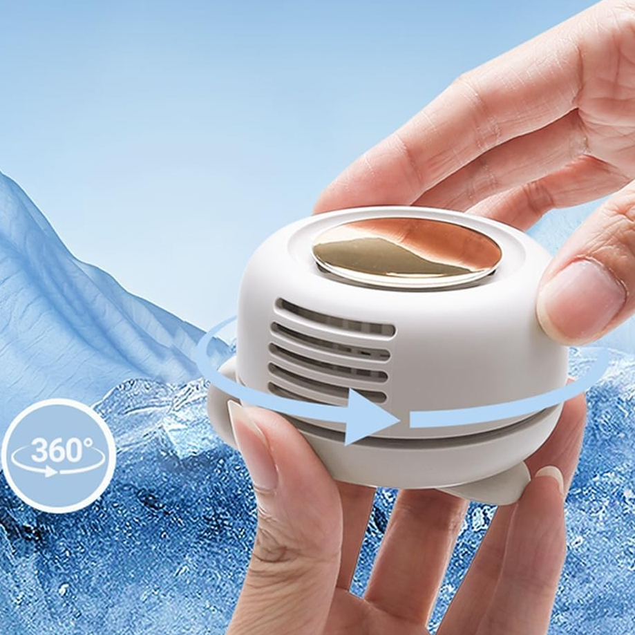USB Mini Portable Fan Bladeles - Outdoor Camping Ventilator avaliação e preço