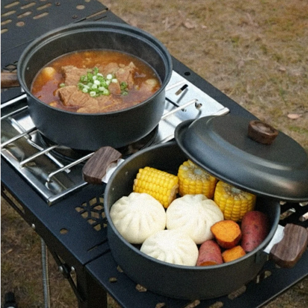 3L Camping Cooking Pot Set Alu - Outdoor Camping Utensils avaliação e preço