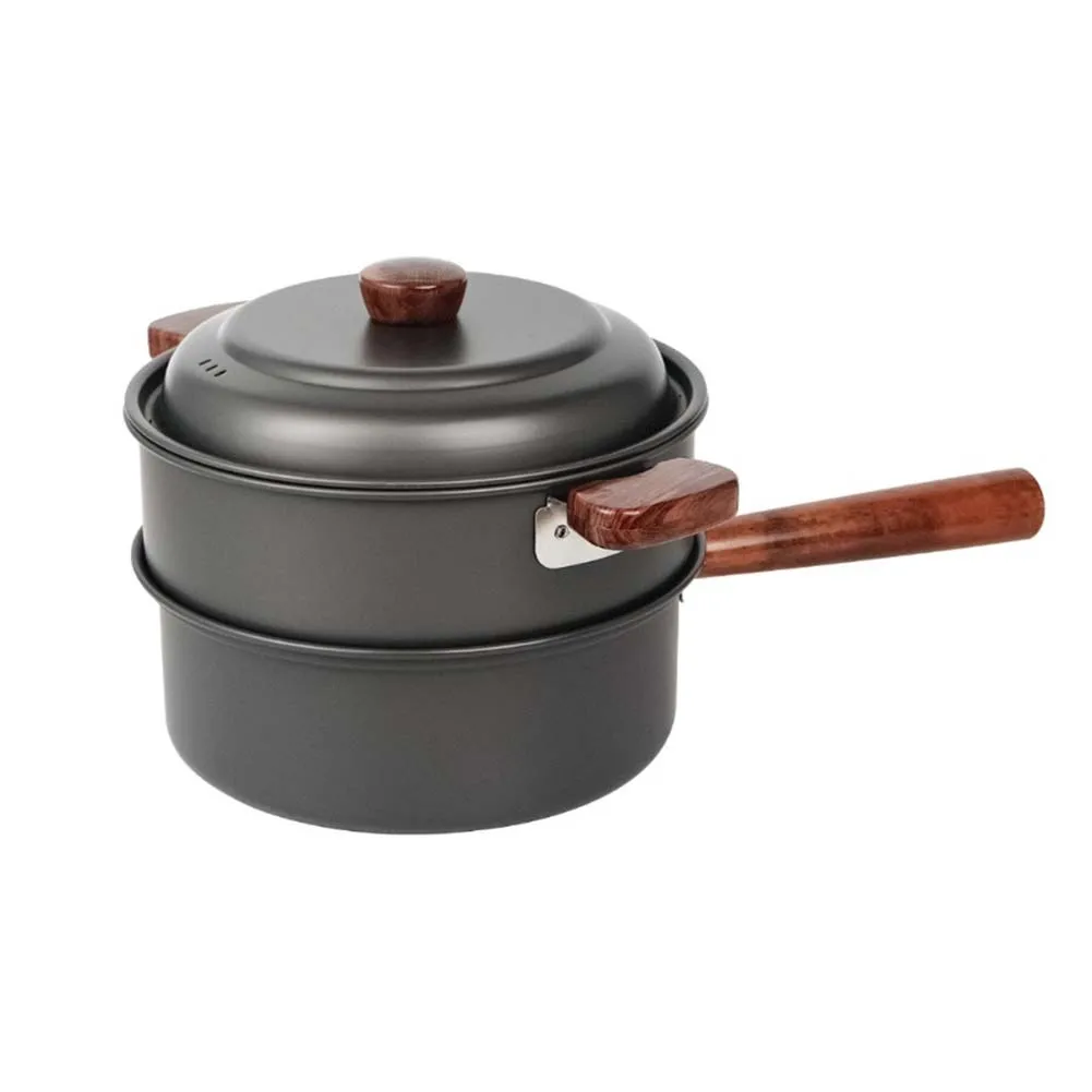 3L Camping Cooking Pot Set Alu - Outdoor Camping Utensils avaliação e preço