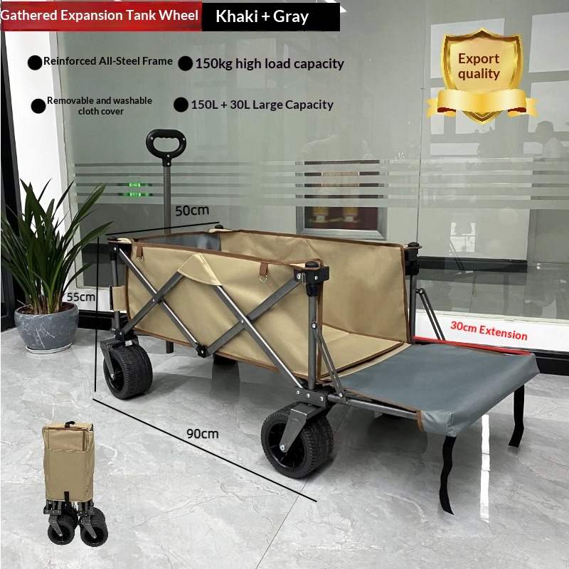 Outdoor Camping Trailer Trolle - Outdoor Camping Vehicle Wagon avaliação e preço
