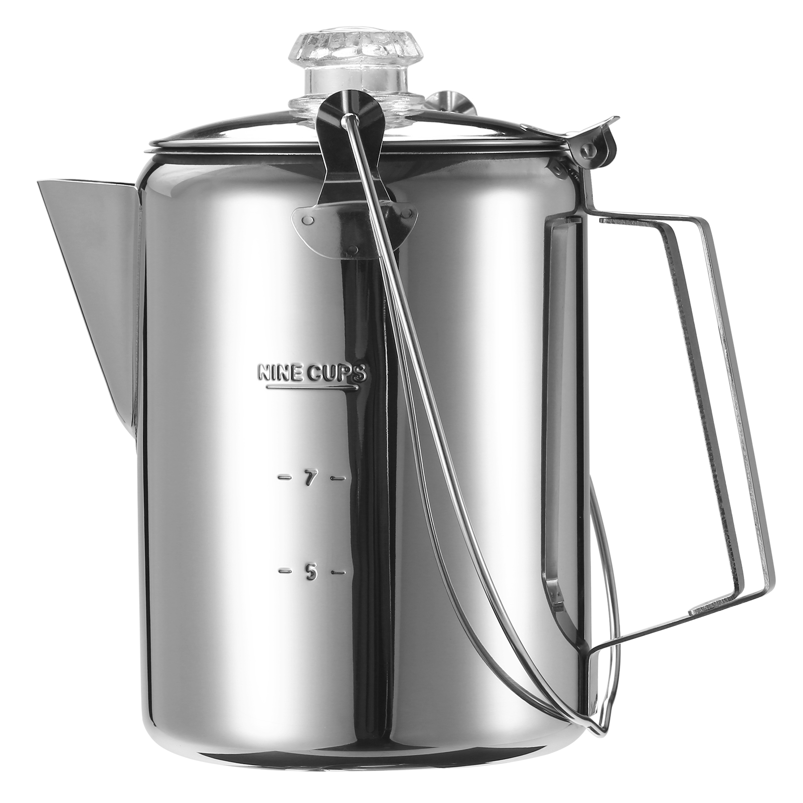 1.2L Outdoor 9 Cup Stainless S - Camp Percolator Coffee avaliação e preço