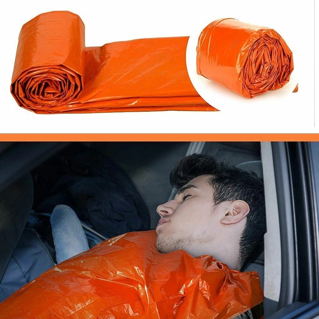 Emergency Sleeping Bag Thermal - Outdoor Camping Activities For Adults avaliação e preço
