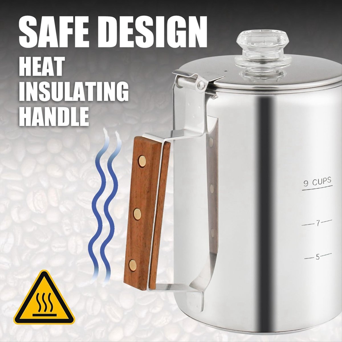 A56K Coffee Percolators Stovet - Camp Percolator Coffee avaliação e preço