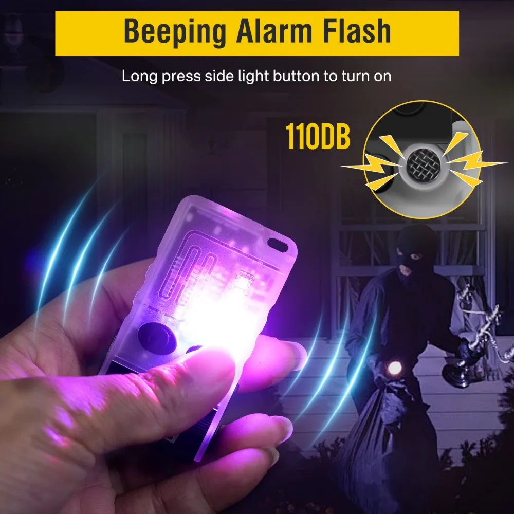 BORUiT V20 Buzzer EDC LED Keyc - Outdoor Camping Adventure avaliação e preço