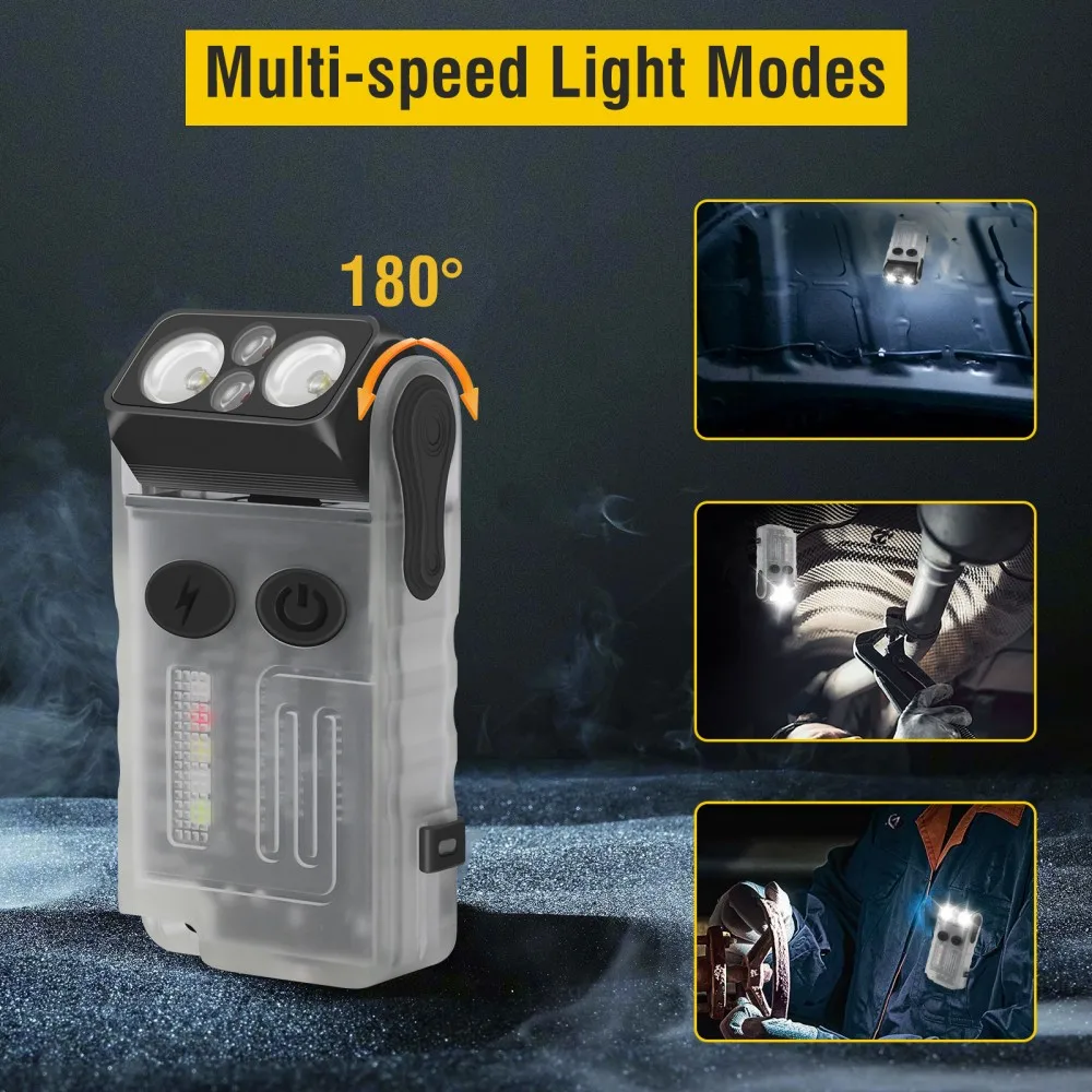 BORUiT V20 Buzzer EDC LED Keyc - Outdoor Camping Adventure avaliação e preço