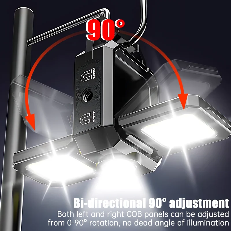 USB Rechargeable LED COB Work  - Camping Lantern avaliação e preço