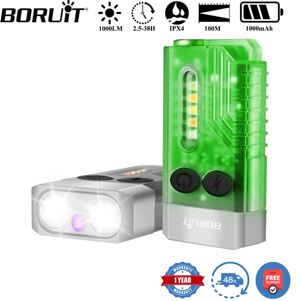 BORUiT V10 Keychain UV LED EDC - Outdoor Camping Adventure avaliação e preço