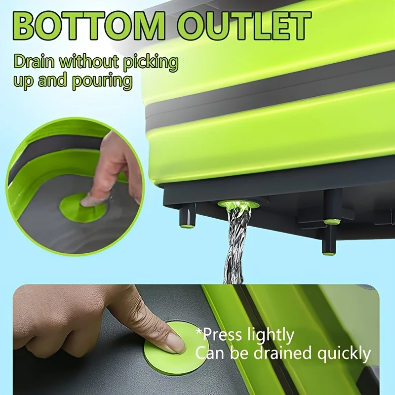 Portable Foldable Water Basin  - Outdoor Camping Sink avaliação e preço