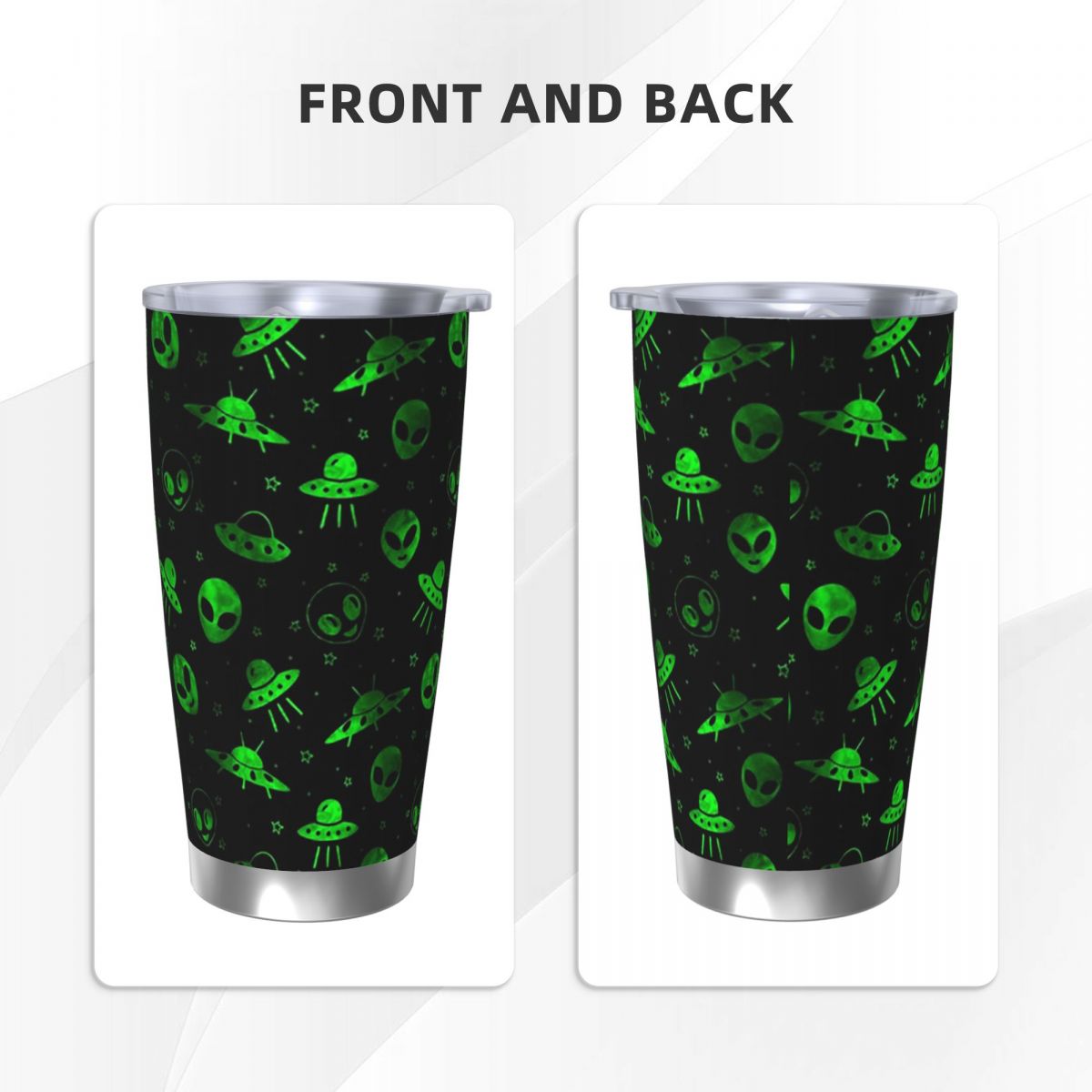 Aliens And UFOs Pattern Stainl - Vacuum Insulated Flask avaliação e preço