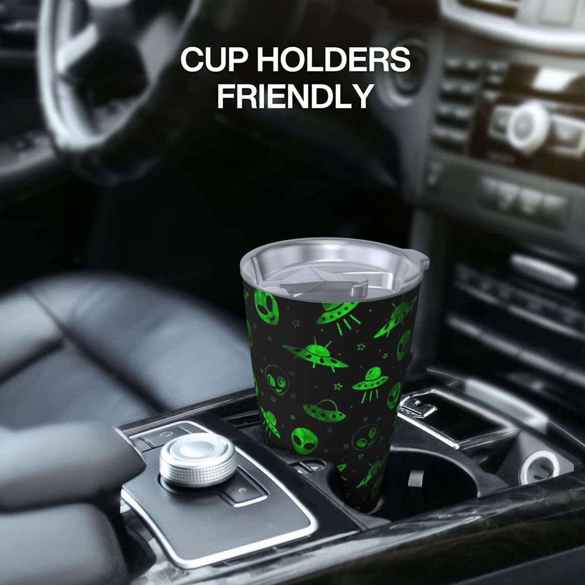Aliens And UFOs Pattern Stainl - Vacuum Insulated Flask avaliação e preço