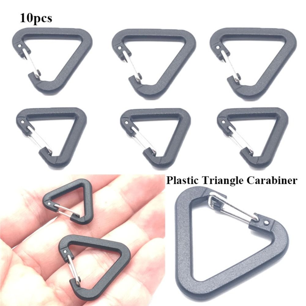 10pcs Plastic Triangle Carabin - Outdoor Camping Kettle avaliação e preço