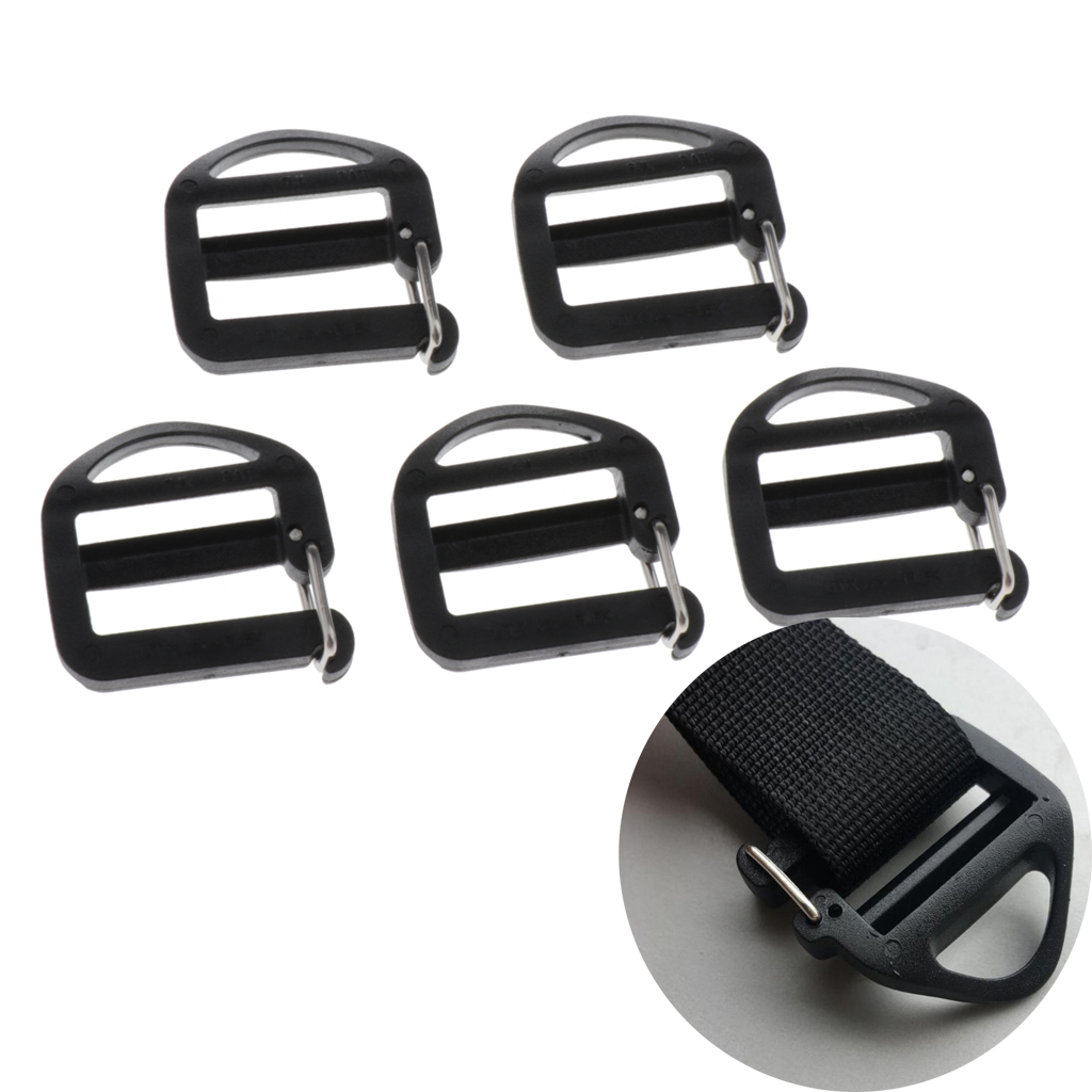 2/5 Pcs Ladder Lock Slider Bac - Camping Outdoor Clothing avaliação e preço