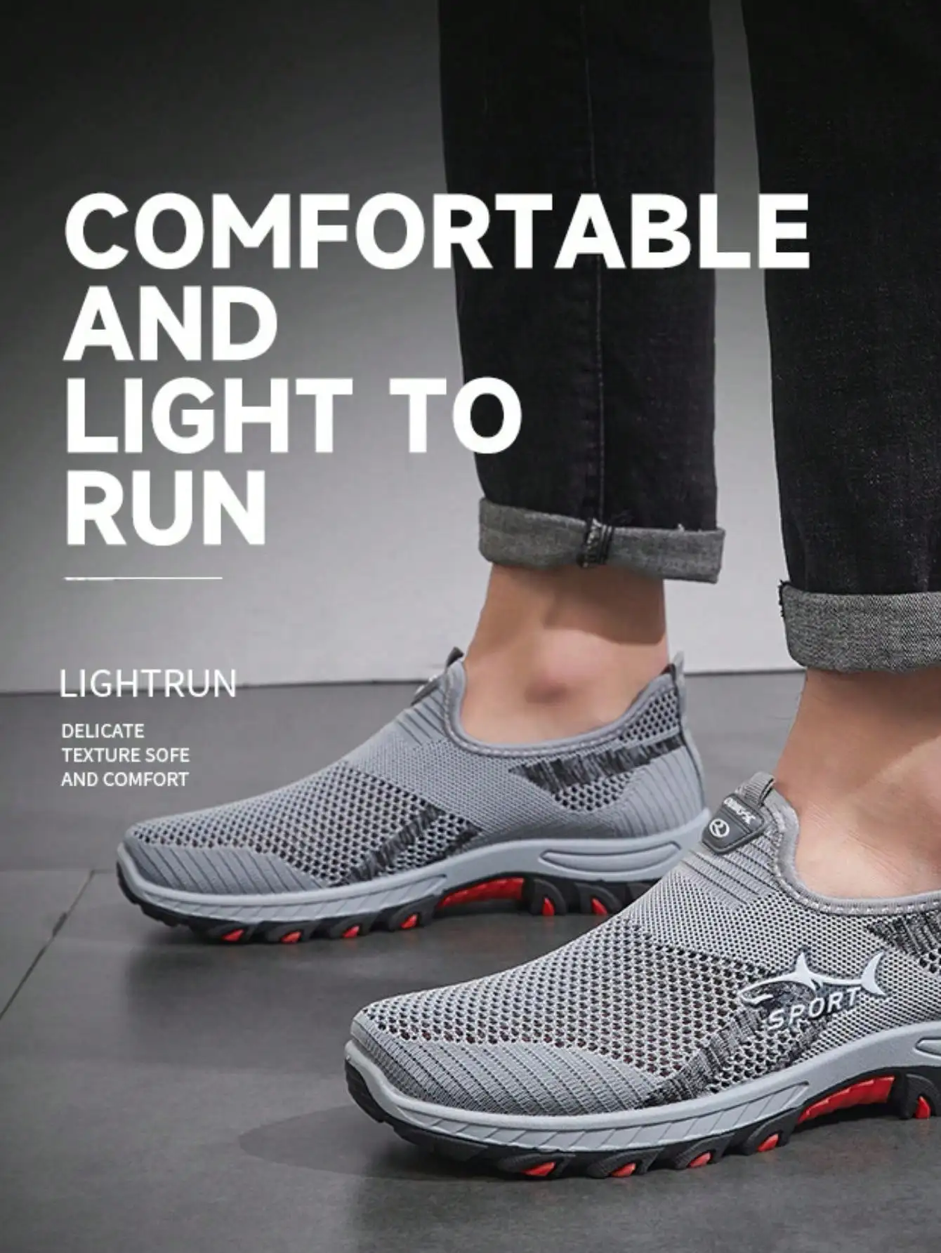Men's Breathable Slip On Mesh  - Outdoor Activities In Camping avaliação e preço