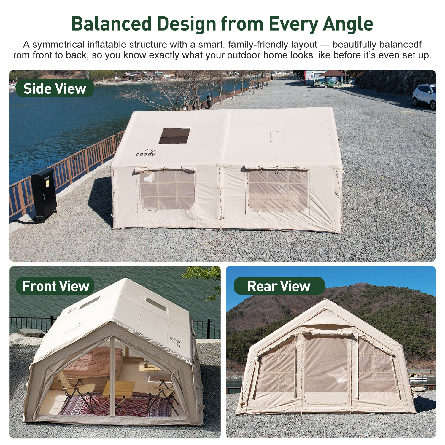 Coody 13.6 Air Tent-Beige Infl - Outdoor Camping And Glamping avaliação e preço