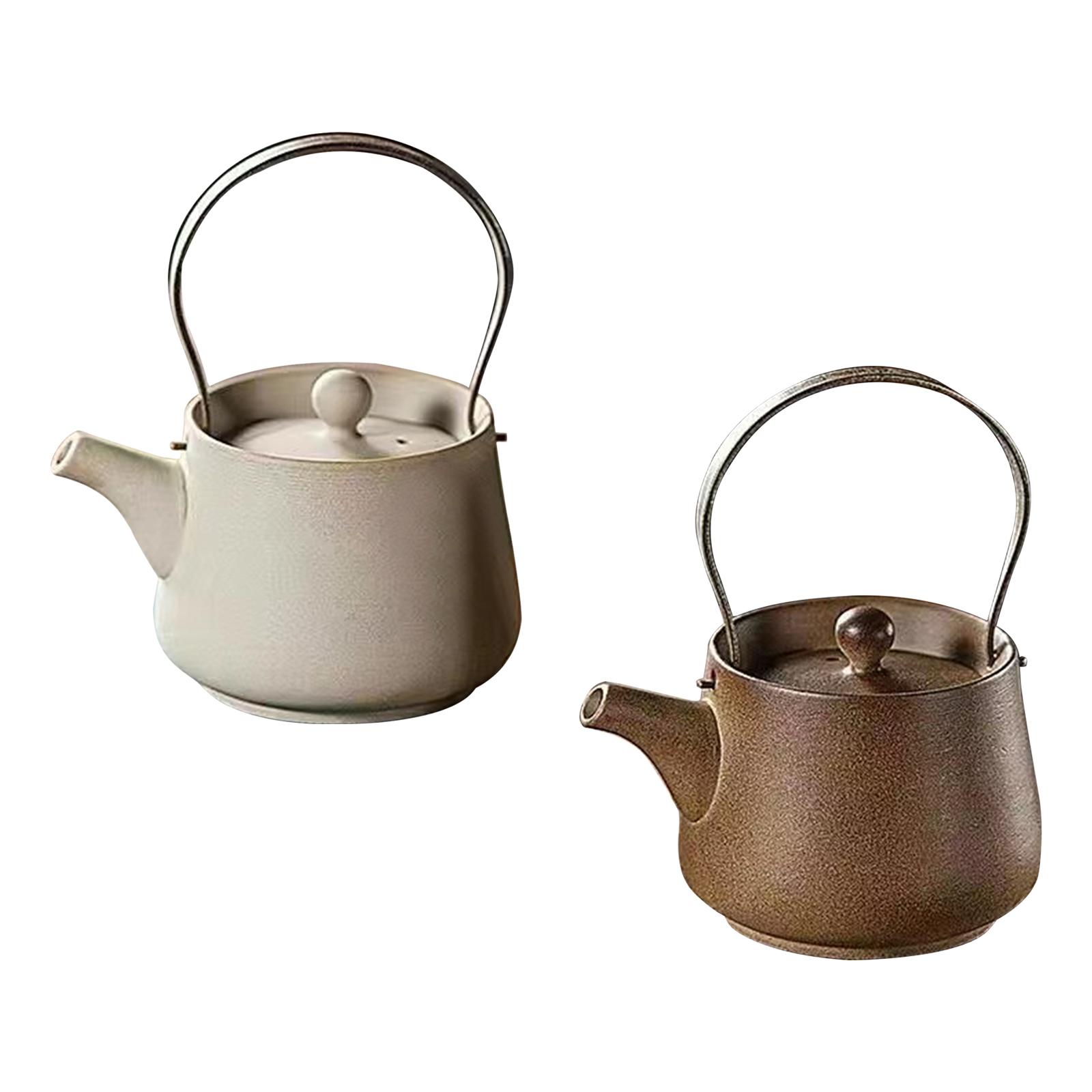 200ml Ceramic Teapot Farmhouse - Outdoor Camping Kettle avaliação e preço