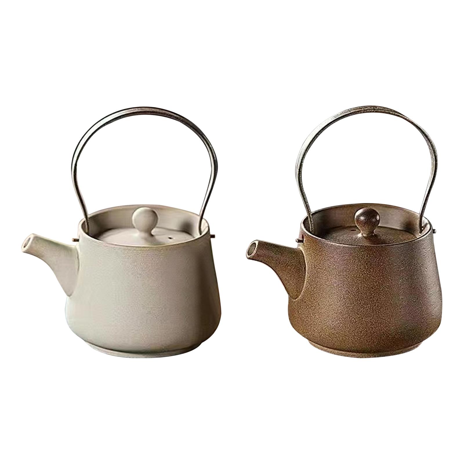 200ml Ceramic Teapot Farmhouse - Outdoor Camping Kettle avaliação e preço