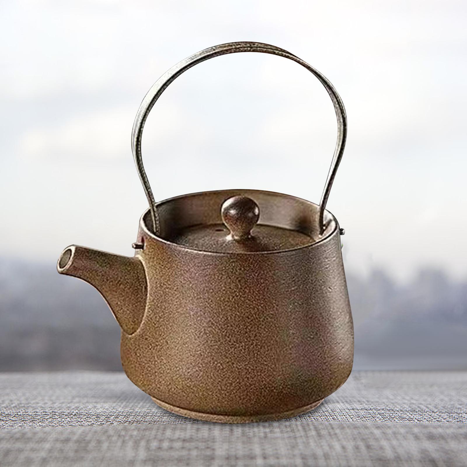 200ml Ceramic Teapot Farmhouse - Outdoor Camping Kettle avaliação e preço