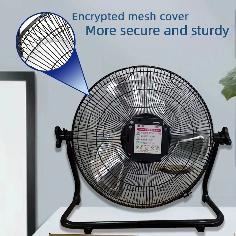 14 Inch Portable Solar Fan,Rec - Outdoor Camping Ventilator avaliação e preço