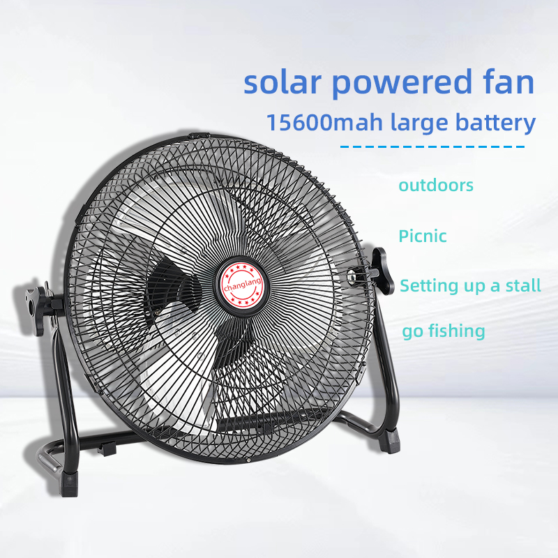 14 Inch Portable Solar Fan,Rec - Outdoor Camping Ventilator avaliação e preço
