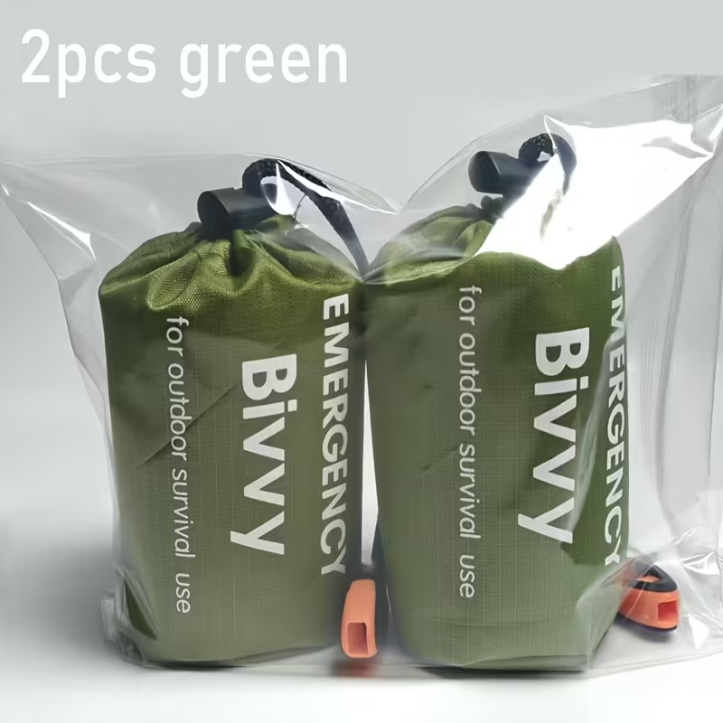 2 emergency sleeping bags, sui - Outdoor Camping Activities For Adults avaliação e preço
