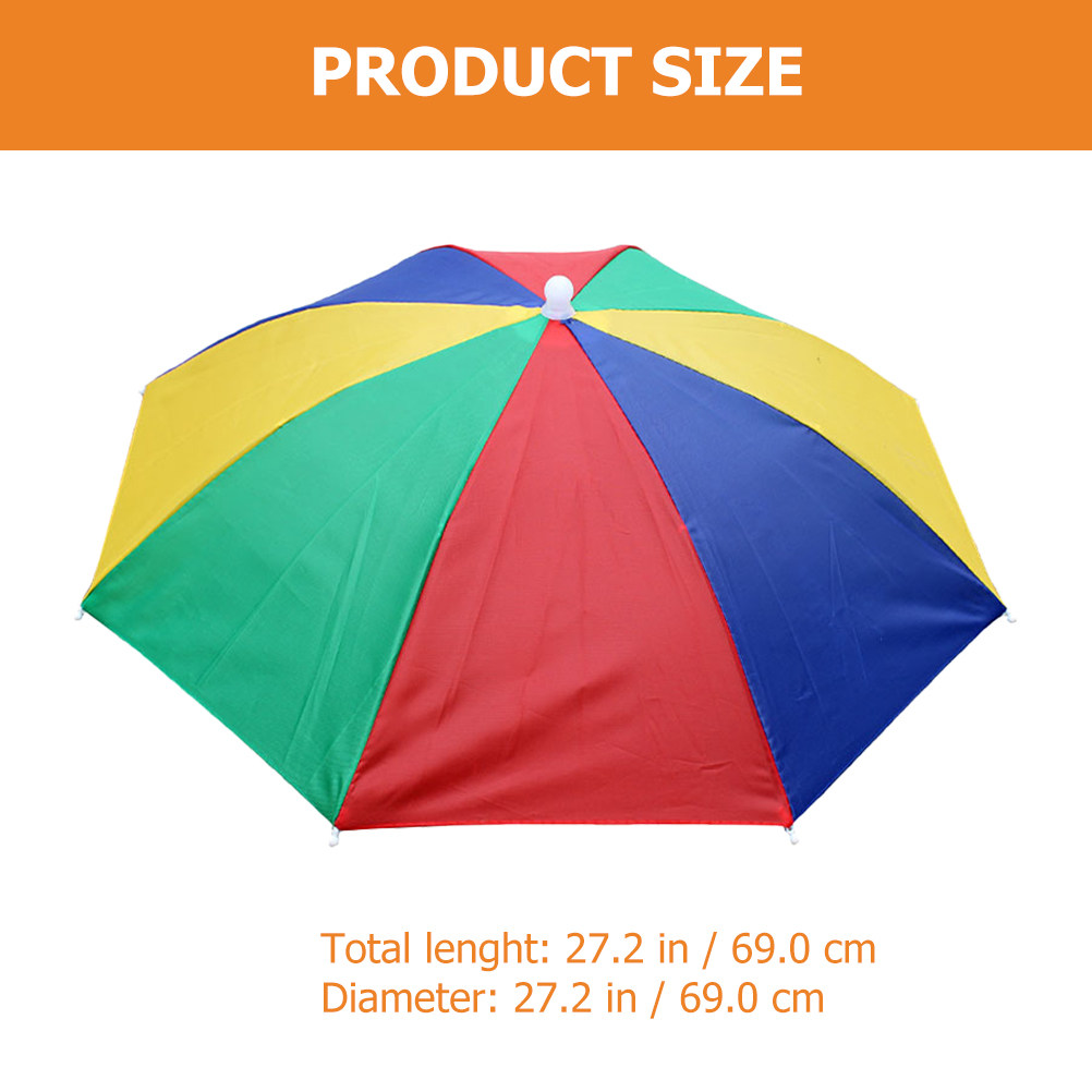 Hands Free Umbrella Hat Lightw - Outdoor Camping Hat avaliação e preço