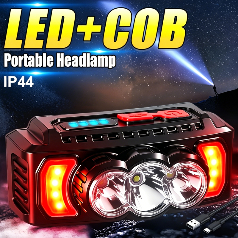 3500LM Headlamp Super Powerful - Outdoor Camping Adventure avaliação e preço