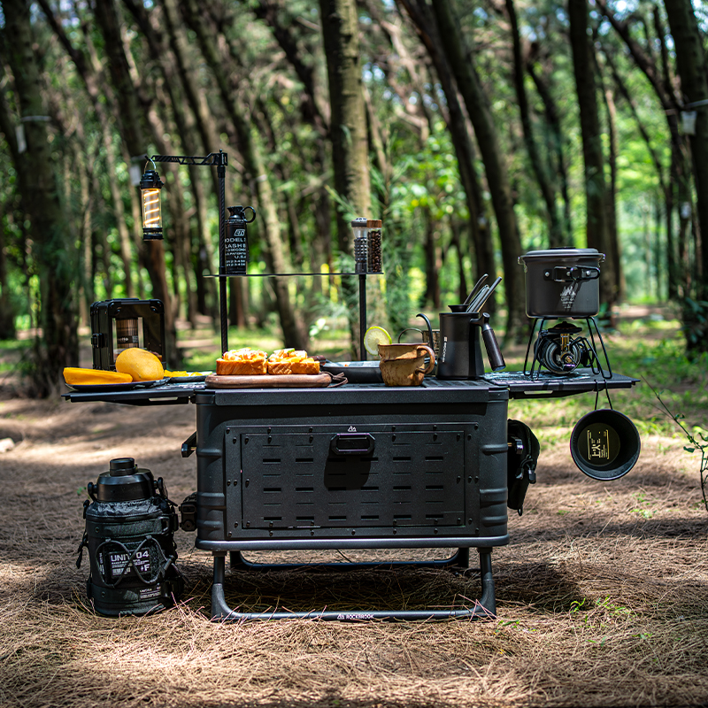Aluminum Foldable Table Box Im - Outdoor Camping Bin avaliação e preço
