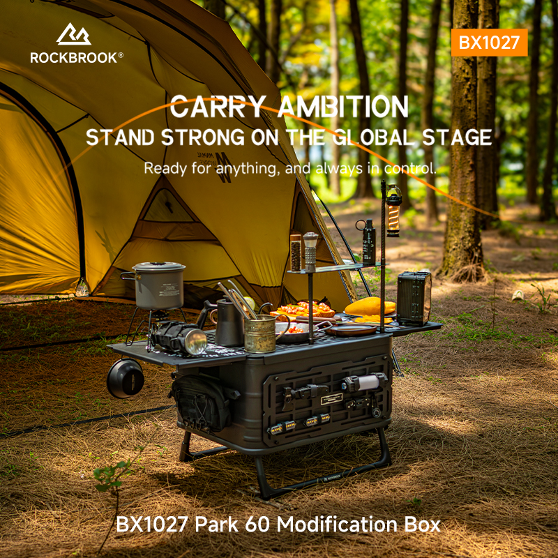 Aluminum Foldable Table Box Im - Outdoor Camping Bin avaliação e preço