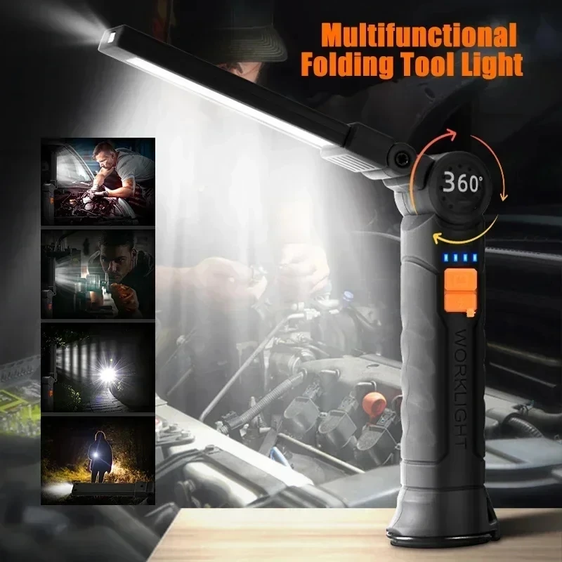COB LED Folding Flashlight Por - Camping Lantern avaliação e preço