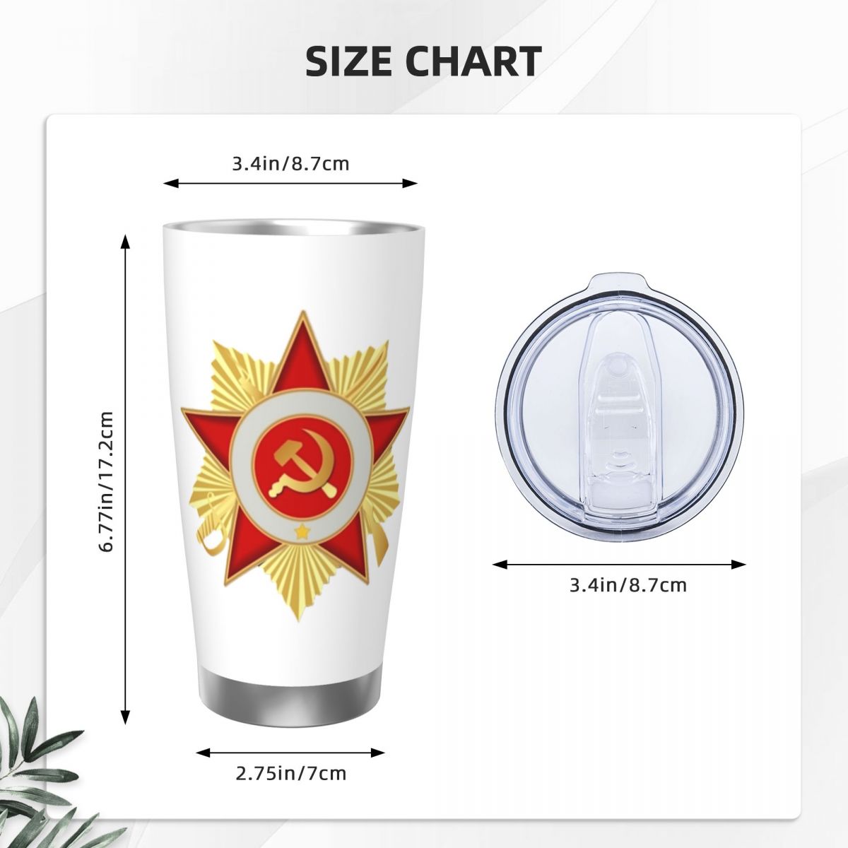 CCCP Star Soviet Union USSR St - Vacuum Insulated Flask avaliação e preço