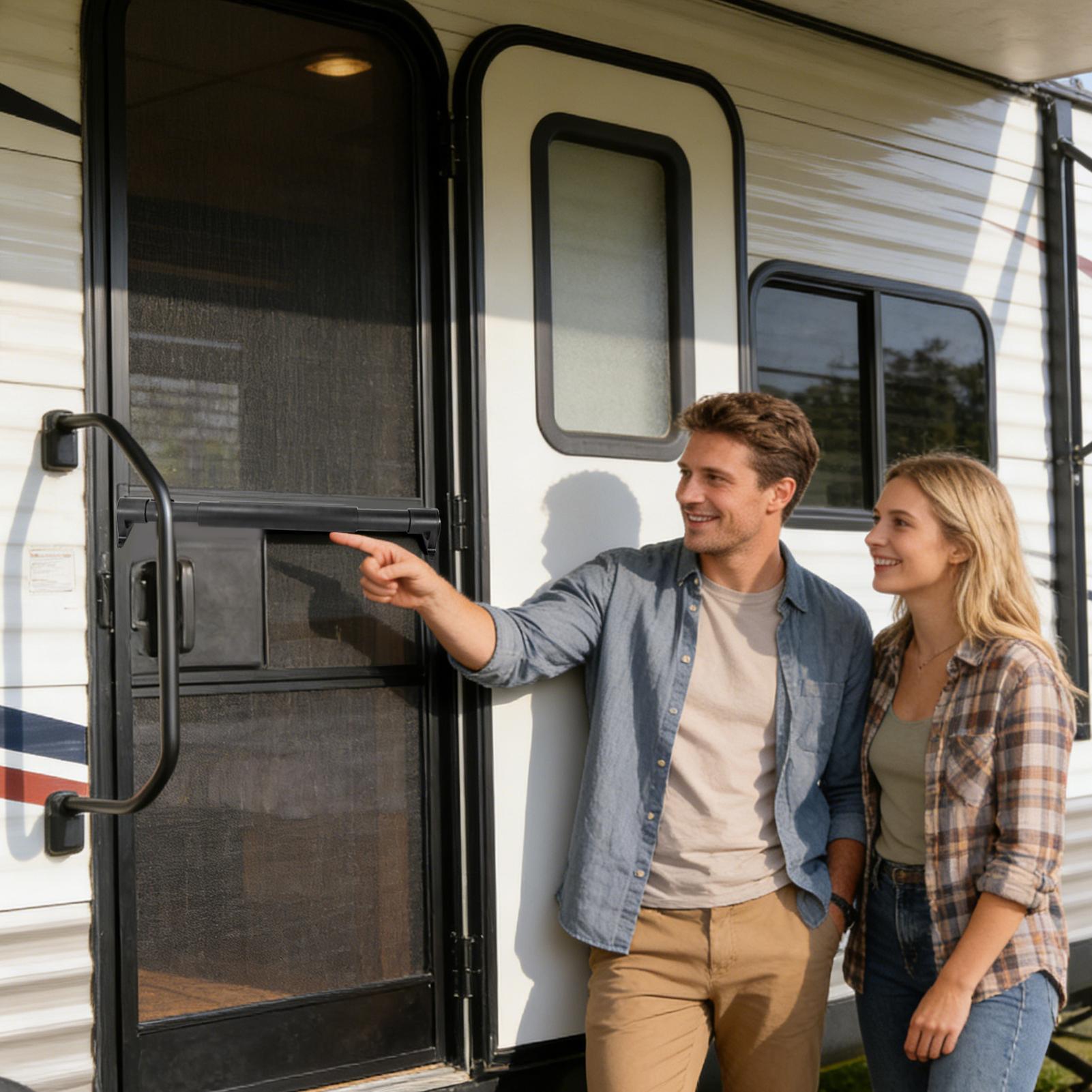 RV Door Handle Telescoping Cam - Outdoor Camping Rental avaliação e preço