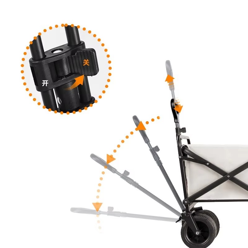 Lightweight 150L Portable Stee - Outdoor Camping Vehicle Wagon avaliação e preço