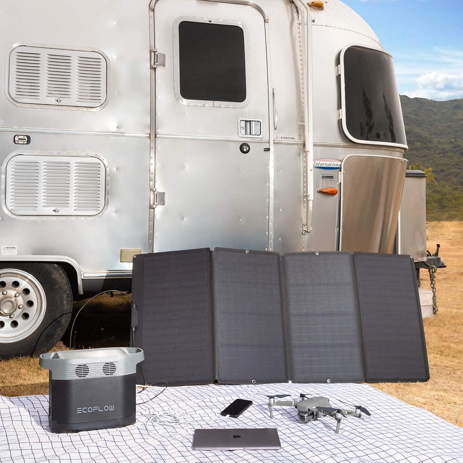 160 Watt Foldable Solar Panel  - Portable Power Station avaliação e preço