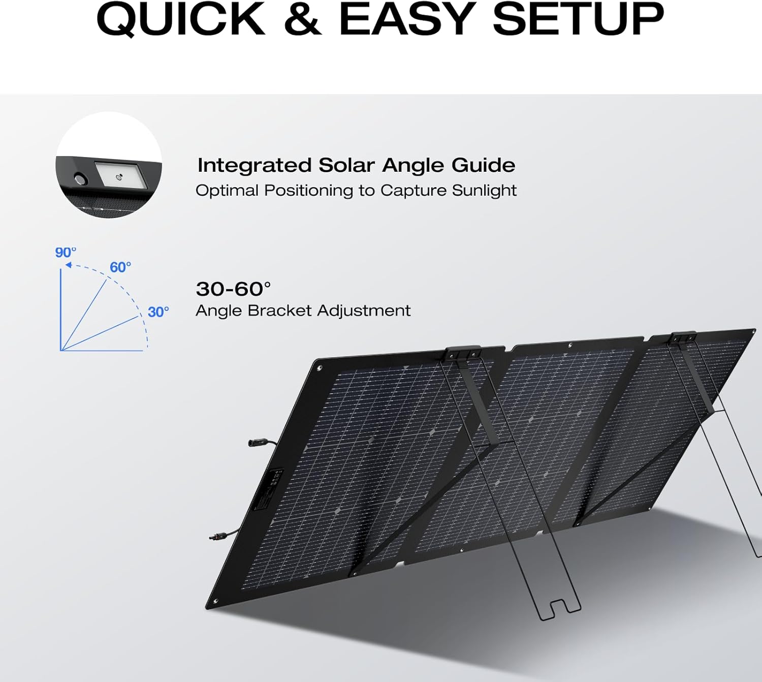 160 Watt Foldable Solar Panel  - Portable Power Station avaliação e preço