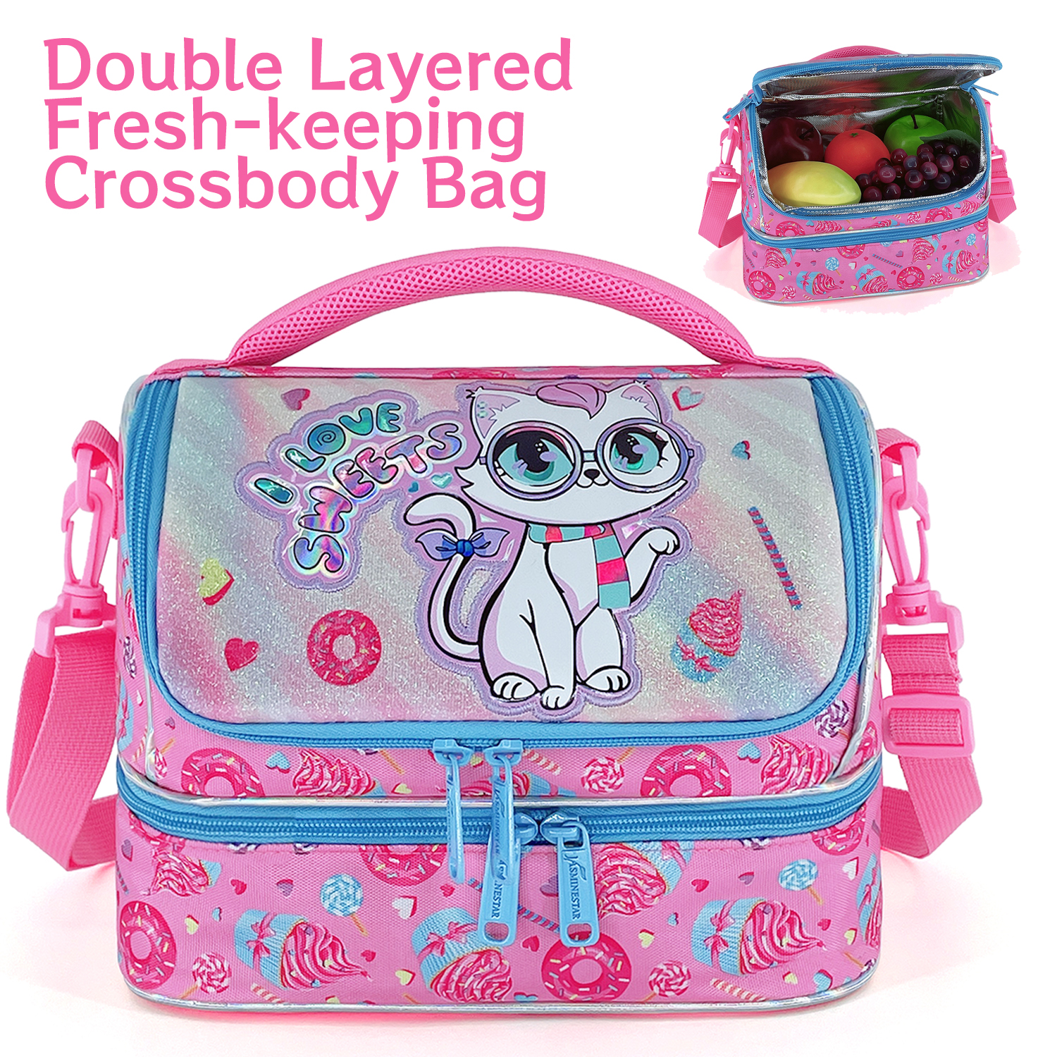 Lunch Bag for Kids Large Capac - Outdoor Activities In Camping avaliação e preço