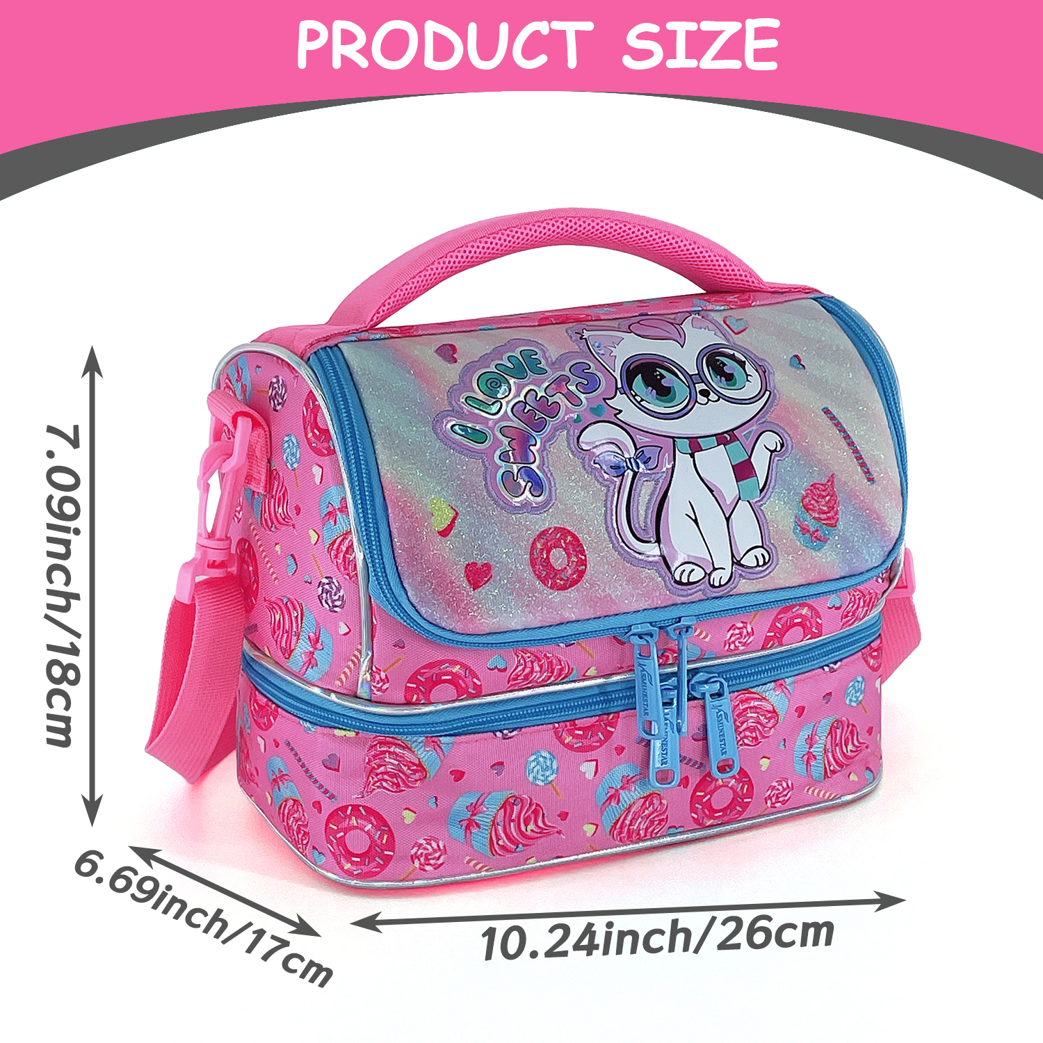 Lunch Bag for Kids Large Capac - Outdoor Activities In Camping avaliação e preço