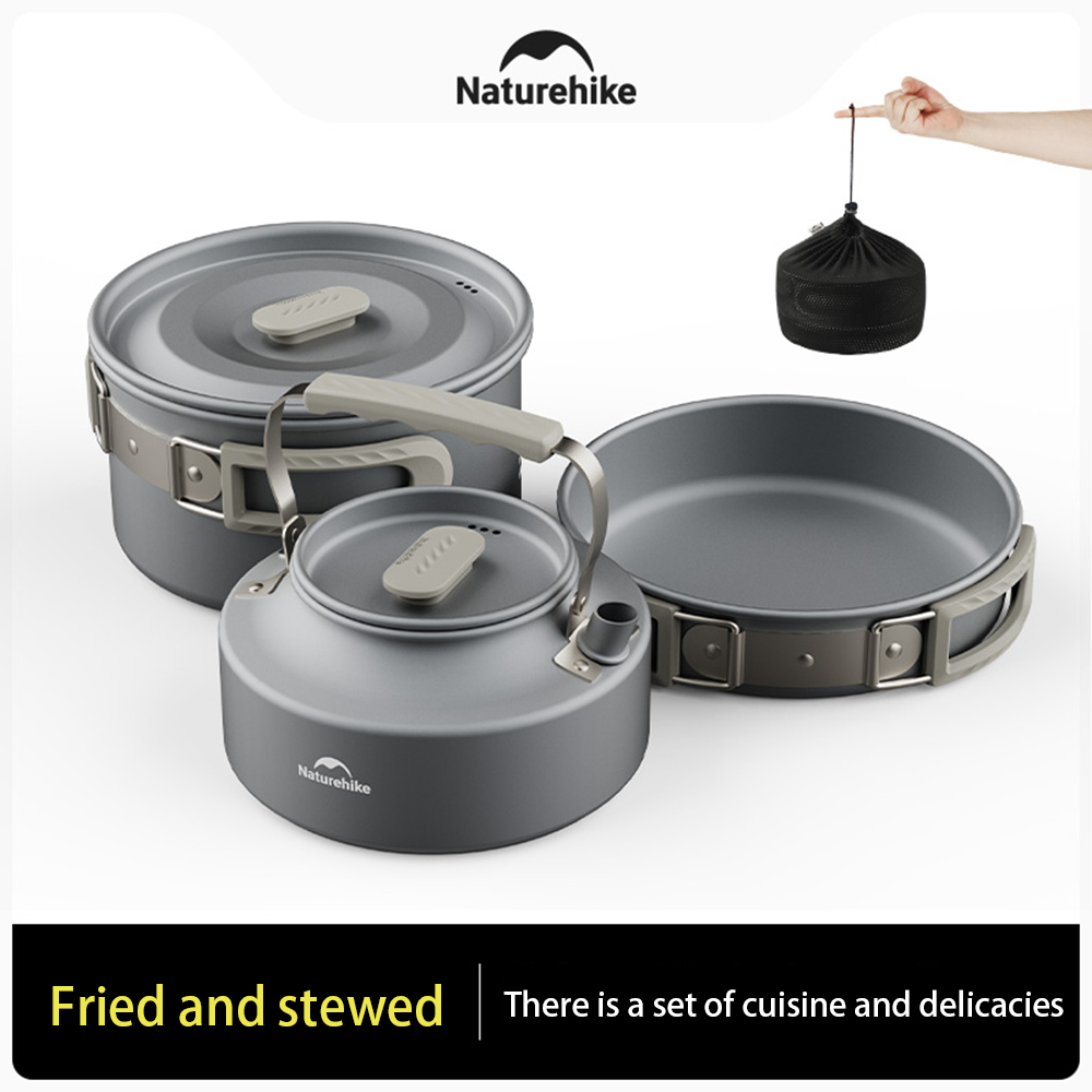 Naturehike Outdoor Pot Set,Cam - Outdoor Camping Utensils avaliação e preço