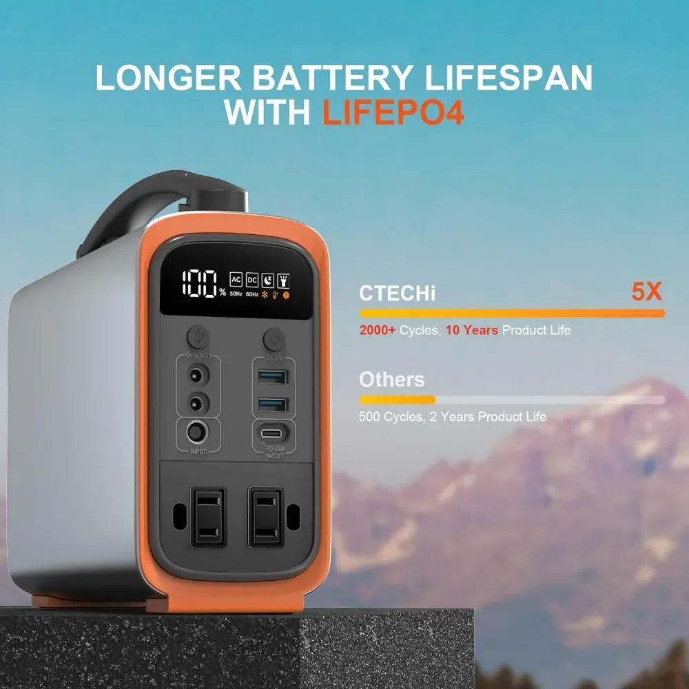 320Wh Lifepo4 Portable Power S - Portable Power Station avaliação e preço