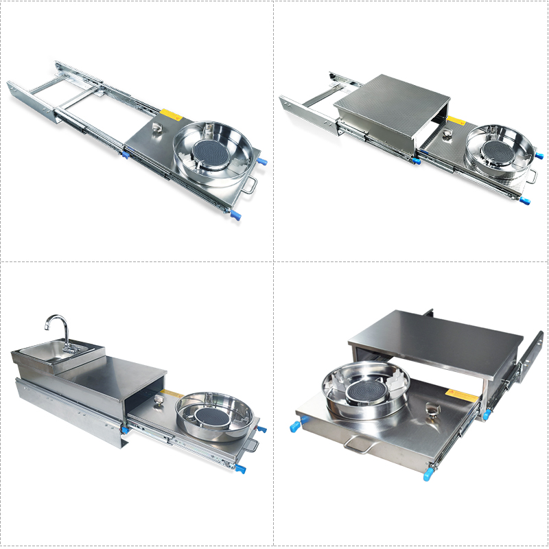 RV Pull Out Sink with Gas Stov - Outdoor Camping Sink avaliação e preço