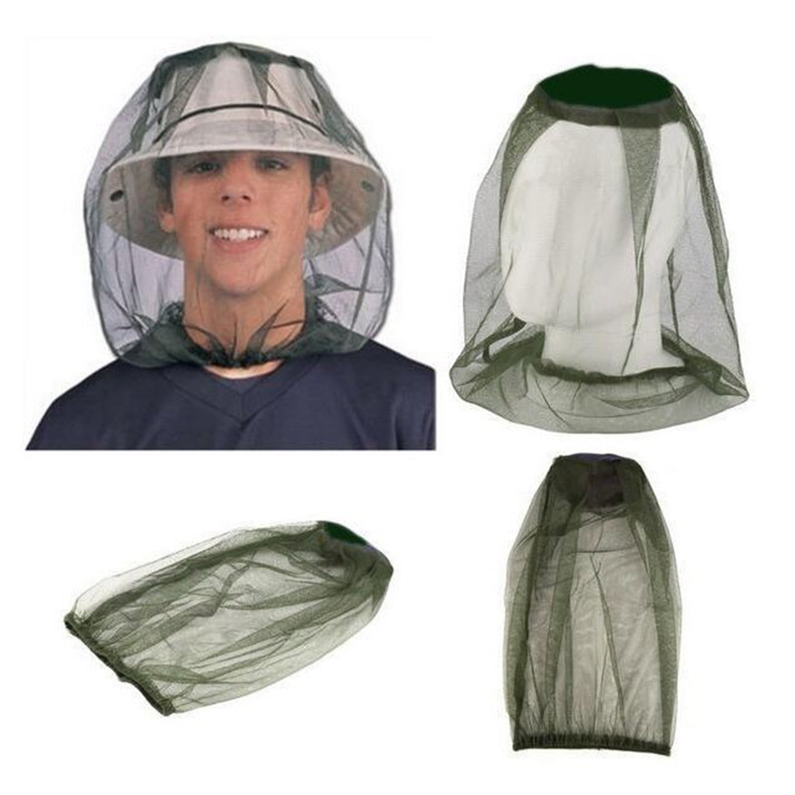 Mesh Head Net Fishing Hat Anti - Outdoor Camping Hat avaliação e preço