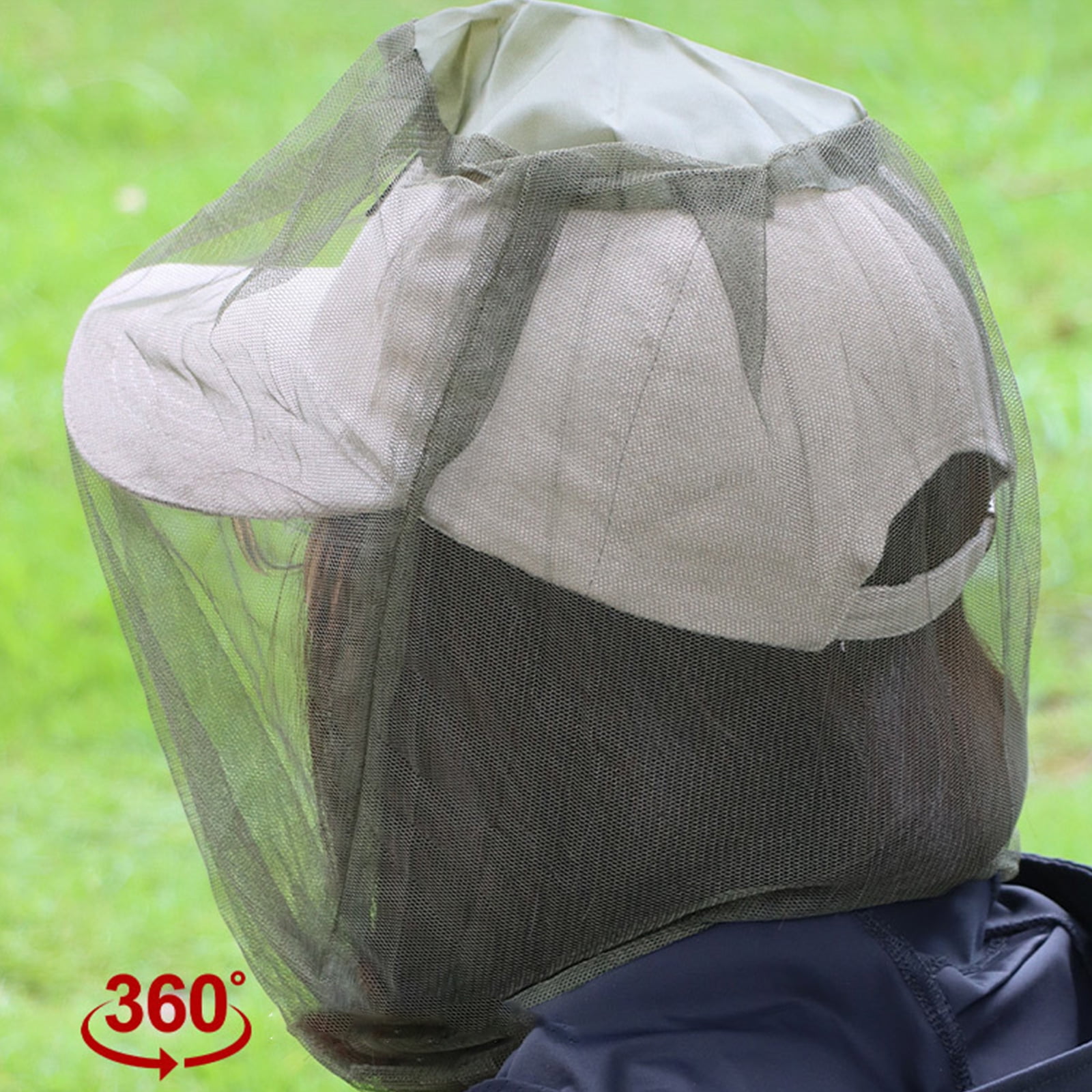 Mesh Head Net Fishing Hat Anti - Outdoor Camping Hat avaliação e preço